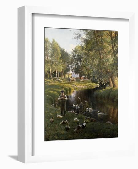 By the River, Apperup-Frants Henningsen-Framed Giclee Print