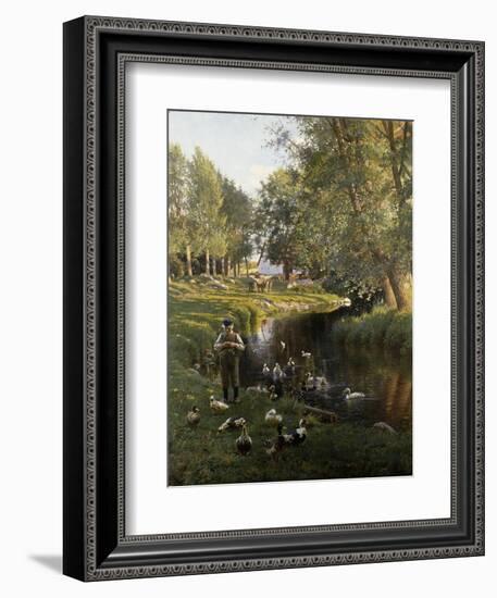 By the River, Apperup-Frants Henningsen-Framed Giclee Print