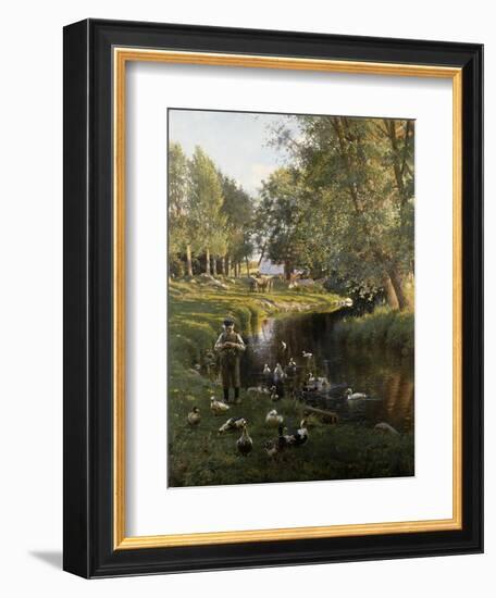 By the River, Apperup-Frants Henningsen-Framed Giclee Print