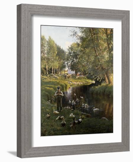 By the River, Apperup-Frants Henningsen-Framed Giclee Print