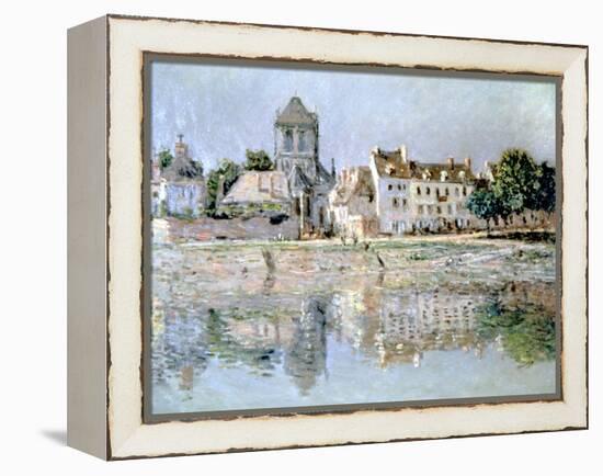 By the River at Vernon, 1883-Claude Monet-Framed Premier Image Canvas