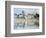 By the River at Vernon, 1883-Claude Monet-Framed Giclee Print