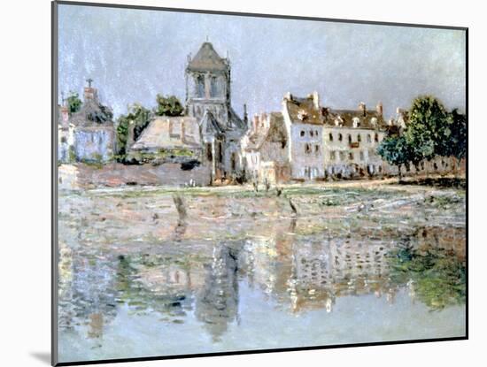 By the River at Vernon, 1883-Claude Monet-Mounted Giclee Print