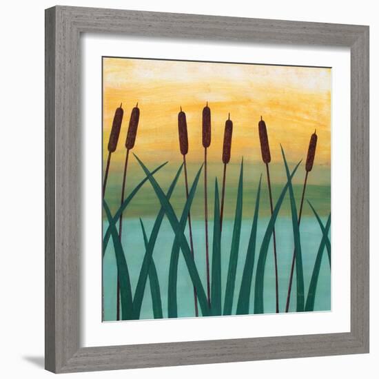 By The River-Herb Dickinson-Framed Photographic Print