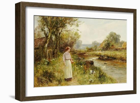 By the River-Ernest Walbourn-Framed Giclee Print