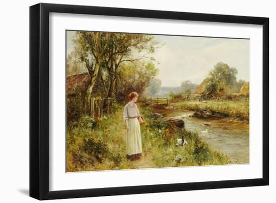 By the River-Ernest Walbourn-Framed Giclee Print