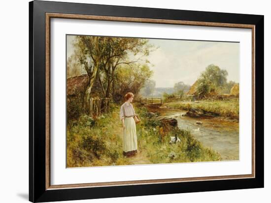 By the River-Ernest Walbourn-Framed Giclee Print