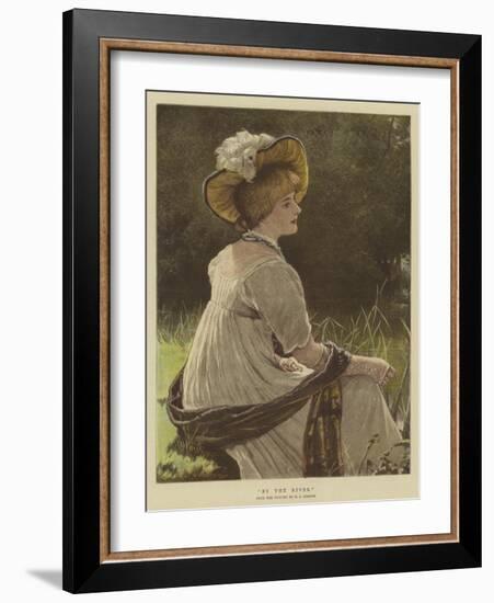 By the River-Robert James Gordon-Framed Giclee Print