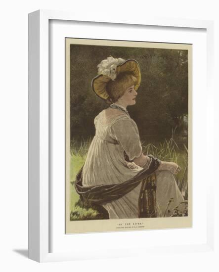 By the River-Robert James Gordon-Framed Giclee Print