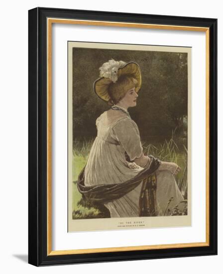 By the River-Robert James Gordon-Framed Giclee Print