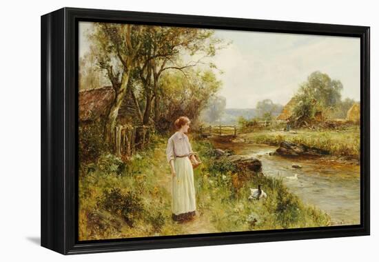 By the River-Ernest Walbourn-Framed Premier Image Canvas