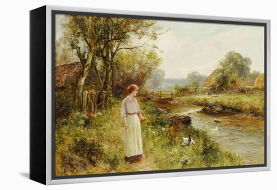 By the River-Ernest Walbourn-Framed Premier Image Canvas