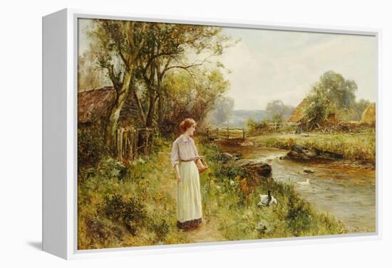 By the River-Ernest Walbourn-Framed Premier Image Canvas
