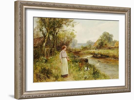 By the River-Ernest Walbourn-Framed Giclee Print