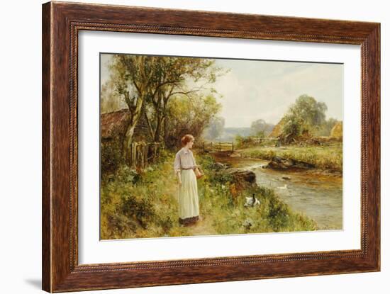 By the River-Ernest Walbourn-Framed Giclee Print