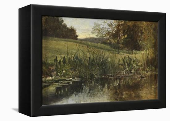 By the Riverbank, 1869 (Oil on Canvas)-Heywood Hardy-Framed Premier Image Canvas
