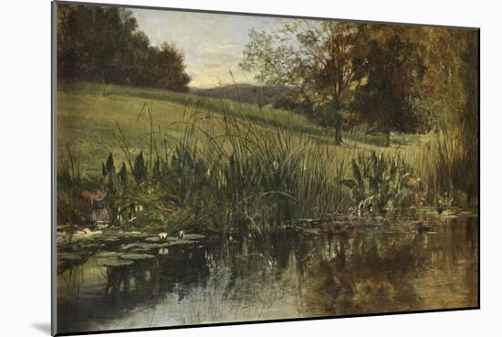 By the Riverbank, 1869 (Oil on Canvas)-Heywood Hardy-Mounted Giclee Print