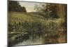 By the Riverbank, 1869 (Oil on Canvas)-Heywood Hardy-Mounted Giclee Print