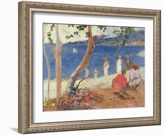 By the Sea, 1887-Paul Gauguin-Framed Giclee Print