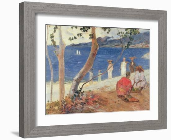 By the Sea, 1887-Paul Gauguin-Framed Giclee Print