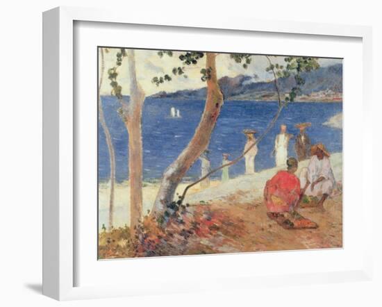 By the Sea, 1887-Paul Gauguin-Framed Giclee Print