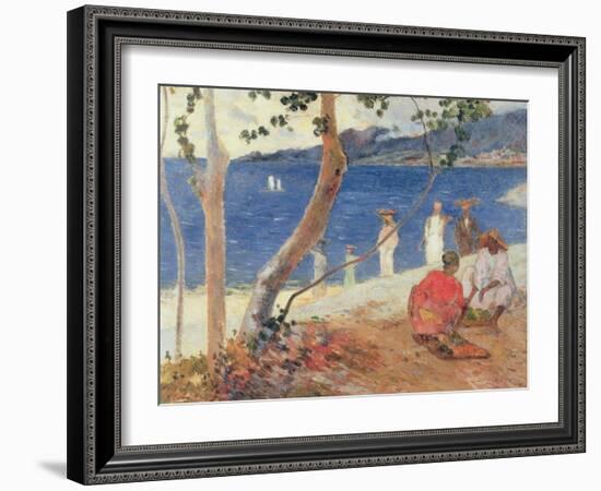 By the Sea, 1887-Paul Gauguin-Framed Giclee Print