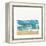 By the Sea I no Words-Jess Aiken-Framed Stretched Canvas