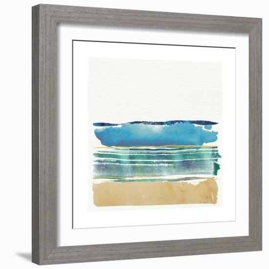 By the Sea I no Words-Jess Aiken-Framed Premium Giclee Print