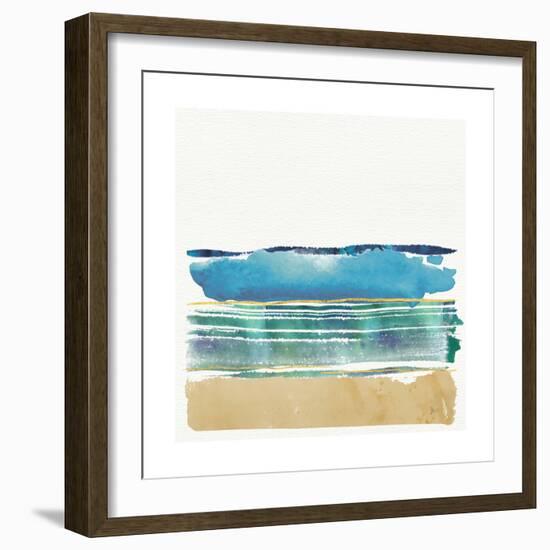 By the Sea I no Words-Jess Aiken-Framed Premium Giclee Print