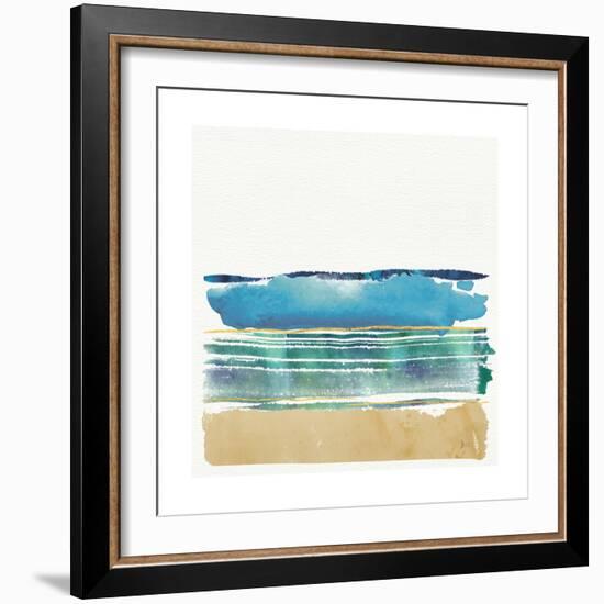 By the Sea I no Words-Jess Aiken-Framed Premium Giclee Print