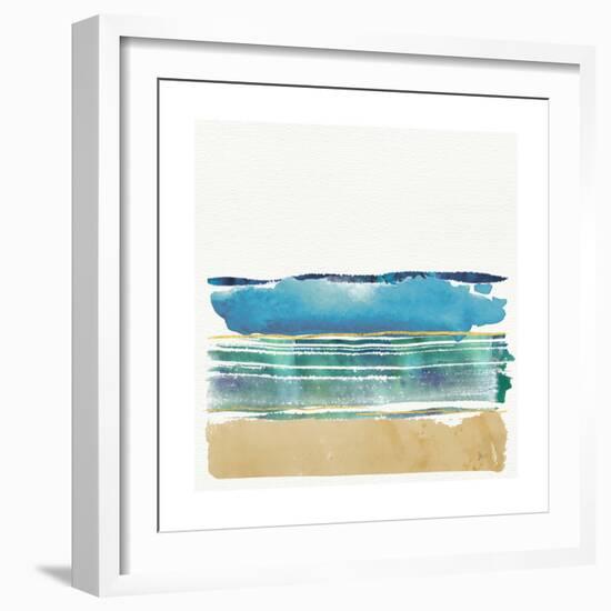 By the Sea I no Words-Jess Aiken-Framed Premium Giclee Print