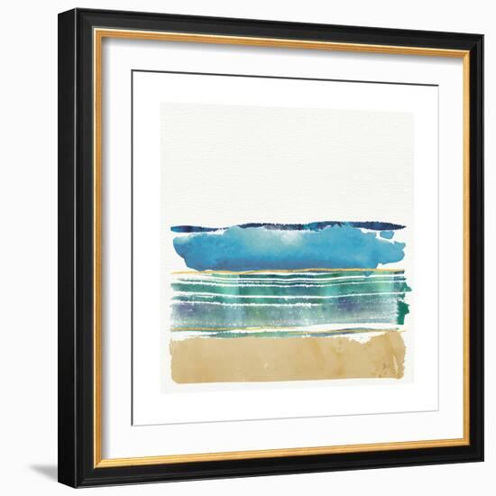 By the Sea I no Words-Jess Aiken-Framed Premium Giclee Print