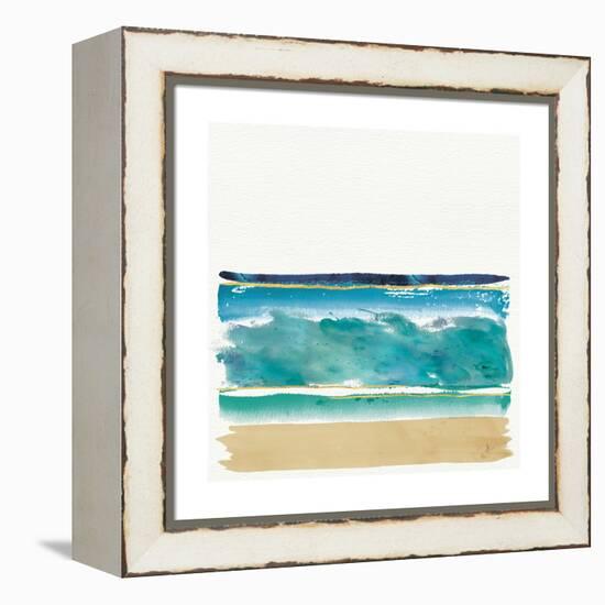 By the Sea II no Words-Jess Aiken-Framed Stretched Canvas