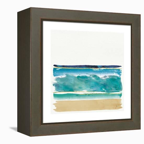 By the Sea II no Words-Jess Aiken-Framed Stretched Canvas