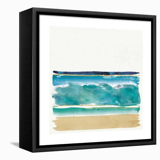 By the Sea II no Words-Jess Aiken-Framed Stretched Canvas