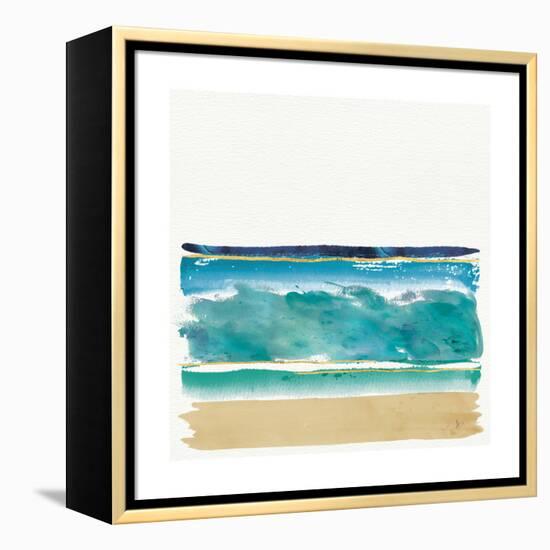 By the Sea II no Words-Jess Aiken-Framed Stretched Canvas