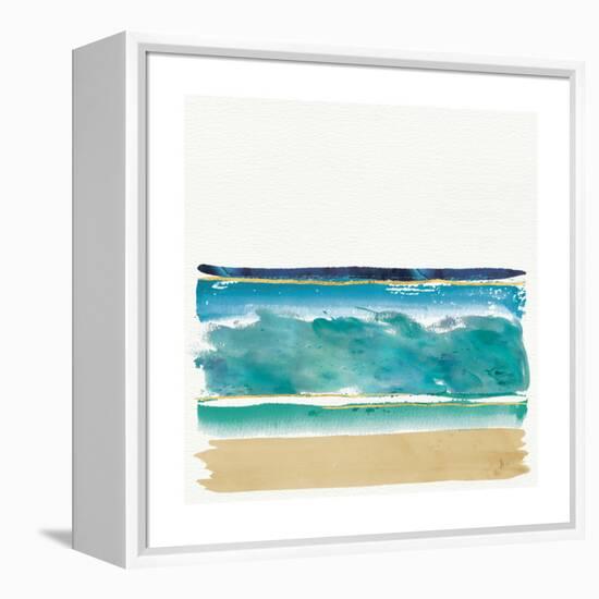 By the Sea II no Words-Jess Aiken-Framed Stretched Canvas