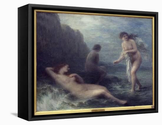 By the Sea. Painting by Henri Fantin Latour (1836-1904), Oil on Canvas, 1903. French Art, Early 20T-Henri Fantin-Latour-Framed Premier Image Canvas