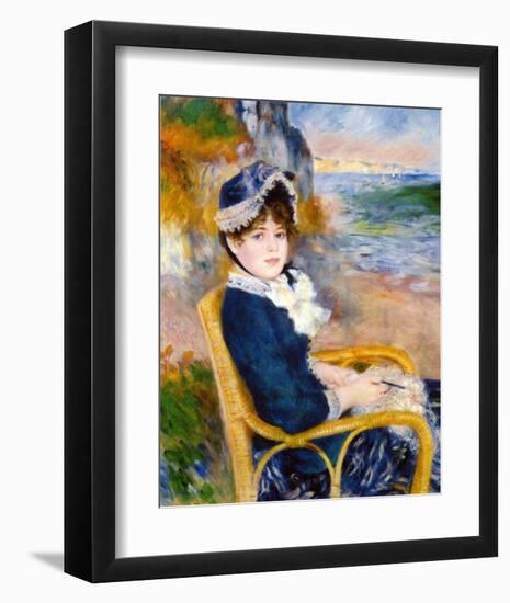 By the Sea Shore-Pierre-Auguste Renoir-Framed Giclee Print