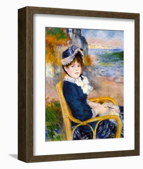 By the Sea Shore-Pierre-Auguste Renoir-Framed Giclee Print