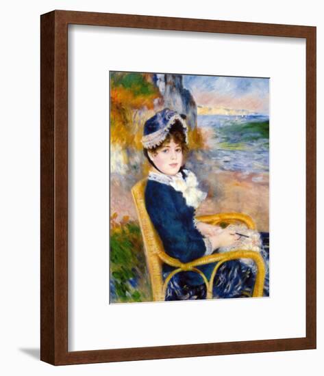 By the Sea Shore-Pierre-Auguste Renoir-Framed Giclee Print