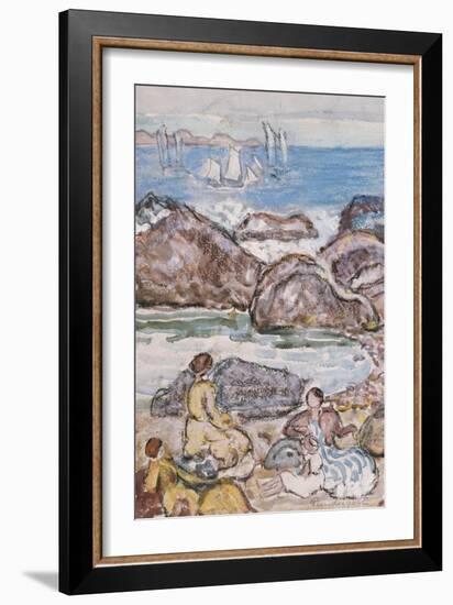 By the Sea-Maurice Brazil Prendergast-Framed Giclee Print