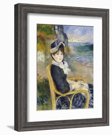By the Seashore, 1883-Pierre-Auguste Renoir-Framed Giclee Print