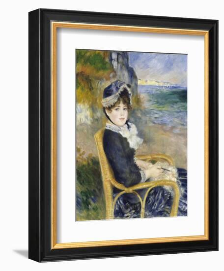 By the Seashore, 1883-Pierre-Auguste Renoir-Framed Giclee Print