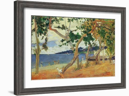 By the Seashore, Martinique, 1887-Paul Gauguin-Framed Giclee Print