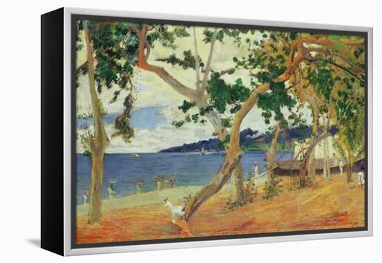 By the Seashore, Martinique, 1887-Paul Gauguin-Framed Premier Image Canvas