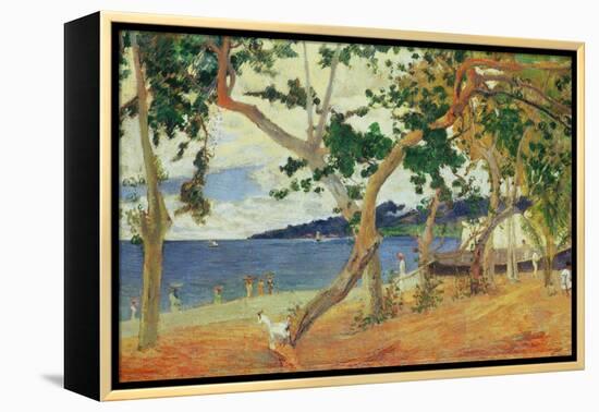 By the Seashore, Martinique, 1887-Paul Gauguin-Framed Premier Image Canvas