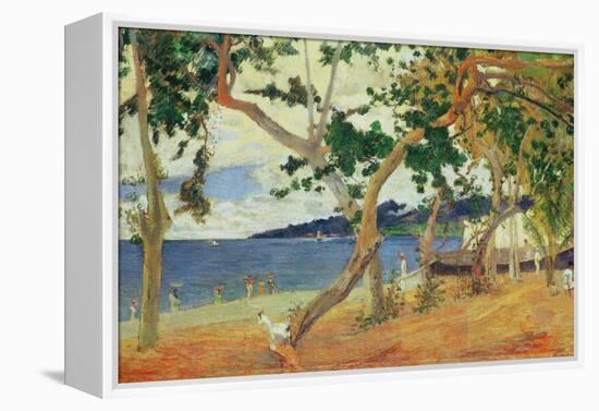 By the Seashore, Martinique, 1887-Paul Gauguin-Framed Premier Image Canvas