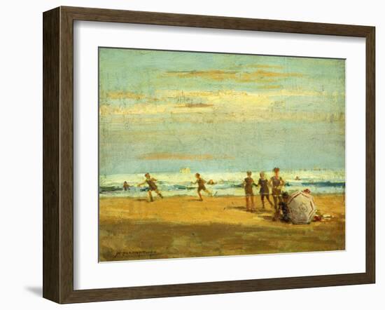 By the Seaside-Frederick John Mulhaupt-Framed Giclee Print