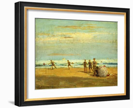 By the Seaside-Frederick John Mulhaupt-Framed Giclee Print